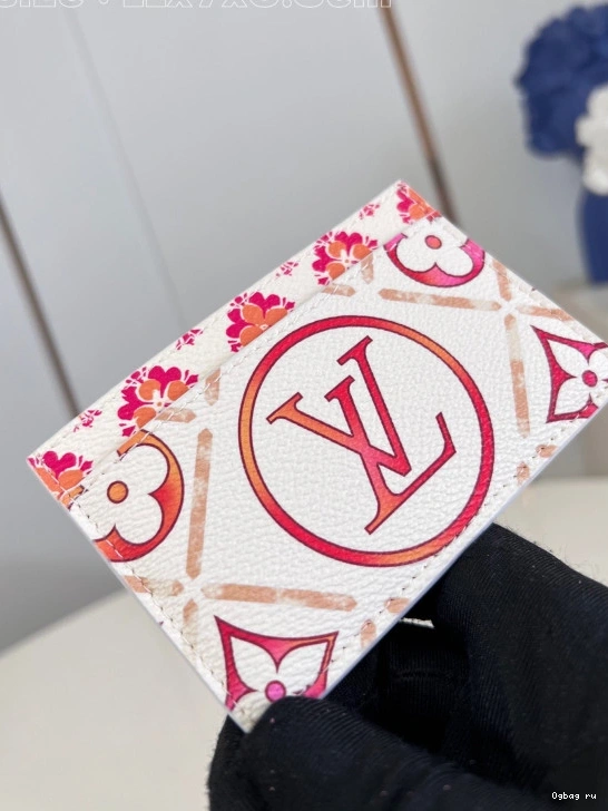 LOUIS CARD HOLDER-11*7*0.5cm VUITTON 0817